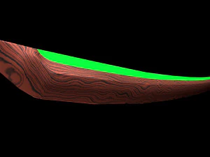 cyberpunk style katana 3D Model