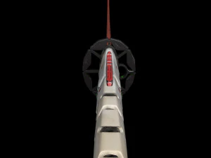 cyberpunk style katana 3D Model