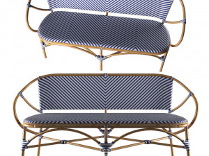 pearl paris bench 3Dモデル
