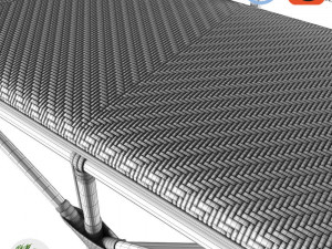 pearl paris bench 3D Model