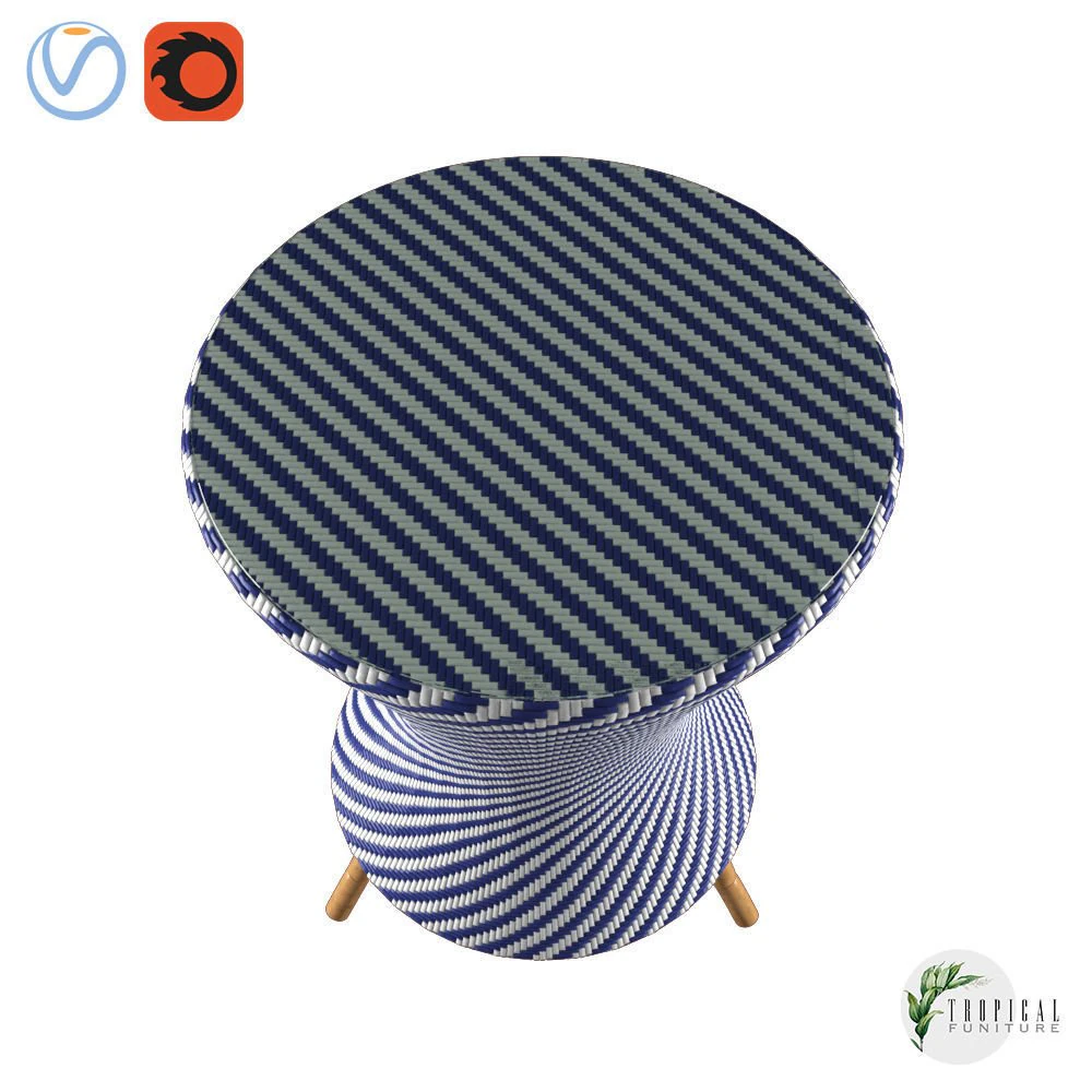 tropical - pearl bistro table 3D Model .c4d .max .obj .3ds .fbx .stl .blend