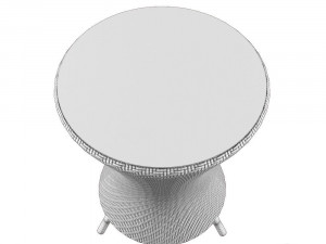 tropical - pearl bistro table 3Dモデル
