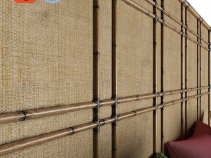 tropical - coco bay panel bed Model 3D