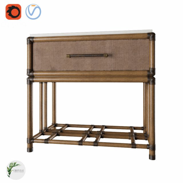 cordoba open nightstand Modèle 3D .c4d .max .obj .3ds .fbx .stl .blend 