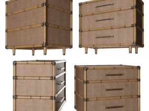 parrot cay nightstand 3D Model