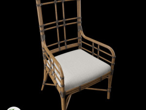 seaview side chair 3D 모델