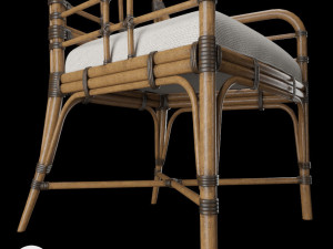 seaview side chair 3D 모델