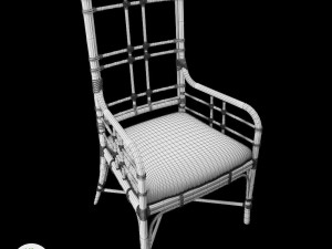 seaview side chair 3D 모델