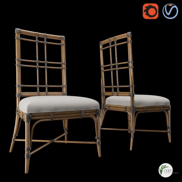 tropical - seaview arm chair Modelo 3D .c4d .max .obj .3ds .fbx .stl .blend 