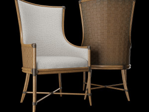 tropical - balfour host chair 3D Модель