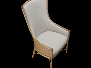 tropical - balfour host chair 3D 모델