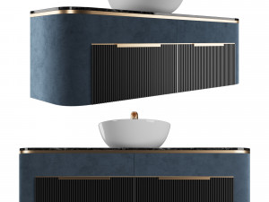 luxury wash basin 01 3D Model