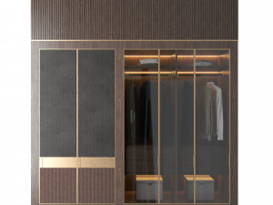 luxury - wardrobe 01 Modello 3D