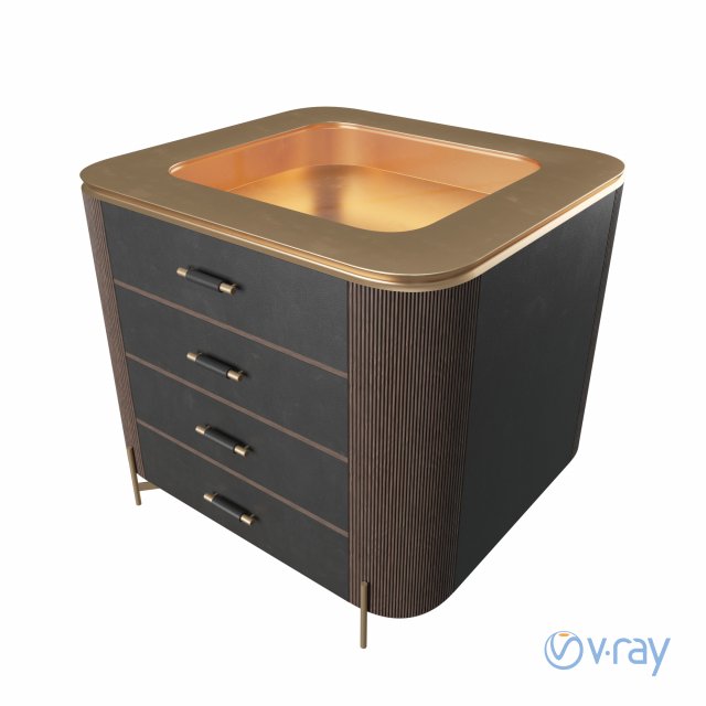 luxury - display cabinet-01 3D मॉडल .c4d .max .obj .3ds .fbx .stl .blend