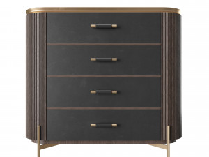 luxury - display cabinet-01 3D मॉडल