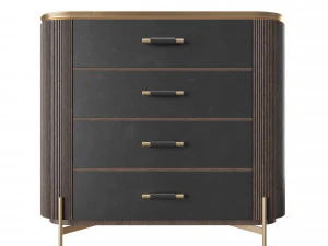 luxury - display cabinet-01 3D Model