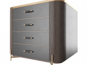 luxury - display cabinet-01 3D मॉडल