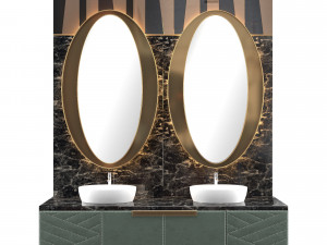 luxury - wash basin02 3D Model