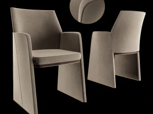Anthony &ndash; krzesło do jadalni Model 3D