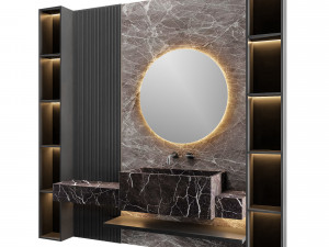 luxury - wash basin 05 Modelo 3D
