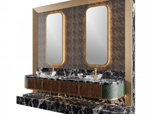 luxury - wash basin 06 3D Model