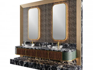 luxury - wash basin 06 3D Model