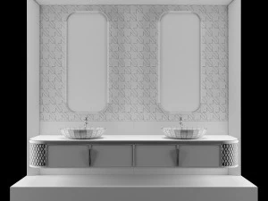 luxury - wash basin 06 3D Model