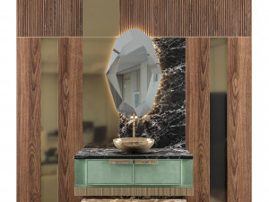 luxury - wash basin 08 3D Модель