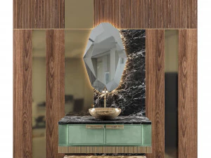 luxury - wash basin 08 3D Model