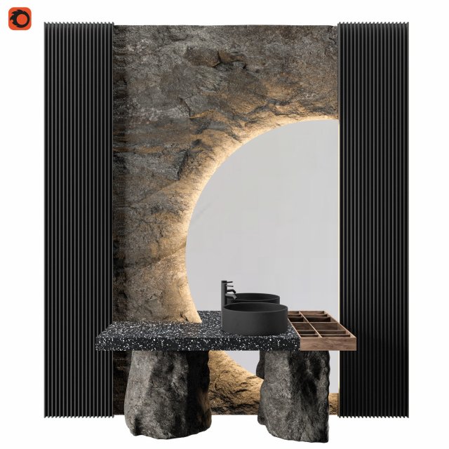 luxury - wash basin 10 Modello 3D .c4d .max .obj .3ds .fbx .stl .blend 