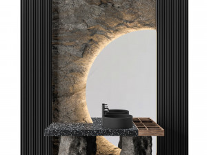 luxury - wash basin 10 3D Model
