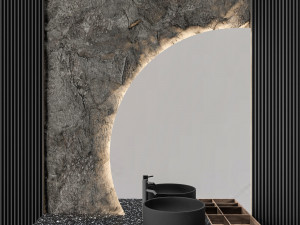 luxury - wash basin 10 Modello 3D