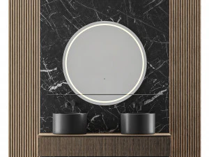 приголомшлива темна ванна кімната 3D Модель