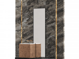 luxury - bathroom 01 3D Modell