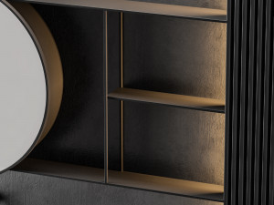 modern - gray bathroom02 3D Модель
