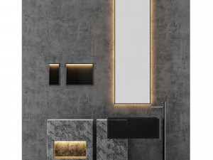 electric - stone bathroom Modelo 3D