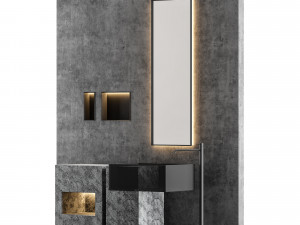 electric - stone bathroom 3Dモデル