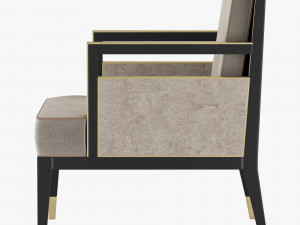 montreal - armchair 3D Модель