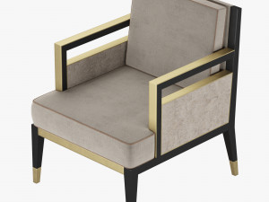 montreal - armchair 3D Модель