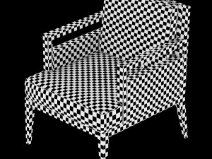 montreal - armchair 3D Модель