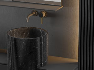 modern - gray bathroom03 Modelo 3D