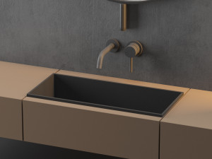 modern - gray bathroom04 3D मॉडल