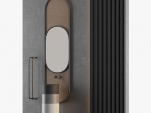 modern - gray bathroom05 3D Model