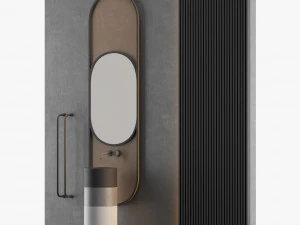 modern - gray bathroom05 3D Model