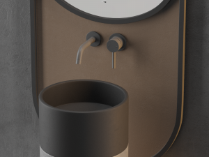 modern - gray bathroom05 3D Model