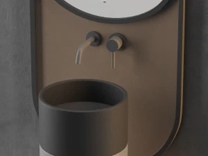 modern - gray bathroom05 3D Model