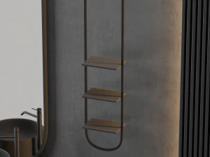 modern - gray bathroom06 3D Model