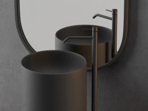 modern - gray bathroom06 3D Model