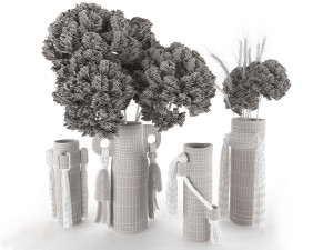 bouquet in vase 1 Modelo 3D