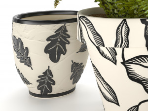 fern in vase 01 - indoor plant Modelo 3D
